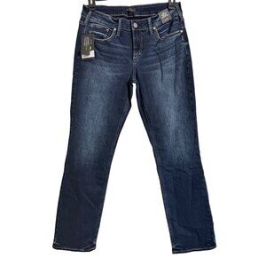 Silver Jeans Co. Suki Curvy Size W32/L31 Fit Mid Rise Straight Leg Western NWT J